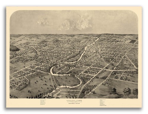 1868 ypsilanti vintage old - mi,